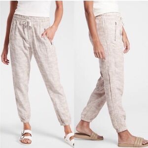 ATHLETA cabo tide linen jogger